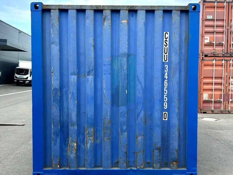 Gebrauchter 20 Fuß Seecontainer Blau CSUU-346559-0