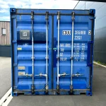 Gebrauchter 20 Fuß Seecontainer Blau CSUU-355860-3