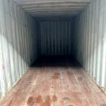 Gebrauchter 20 Fuß Seecontainer Braun TGHU-180140-2