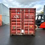 Gebrauchter 20 Fuß Seecontainer Braun TGHU-180140-2