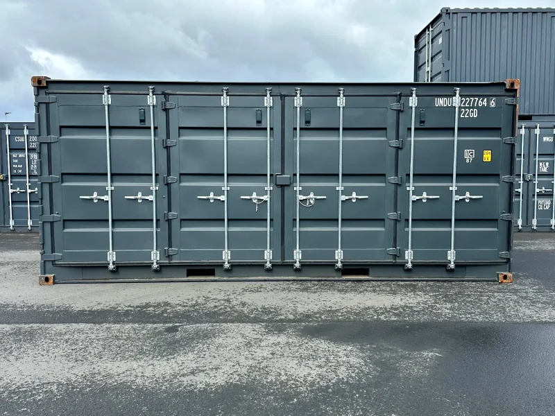 Neuer 20 Fuß Open-Side Container Grau UNDU-227764-6