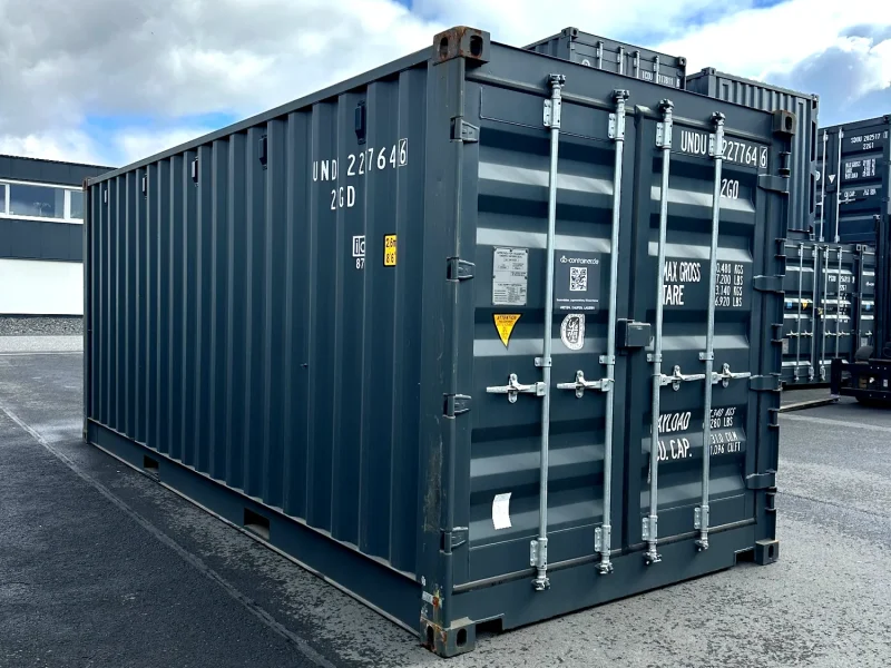Neuer 20 Fuß Open-Side Container Grau UNDU-227764-6