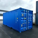 Neuer 20 Fuß Seecontainer Blau PSXU-270654-0
