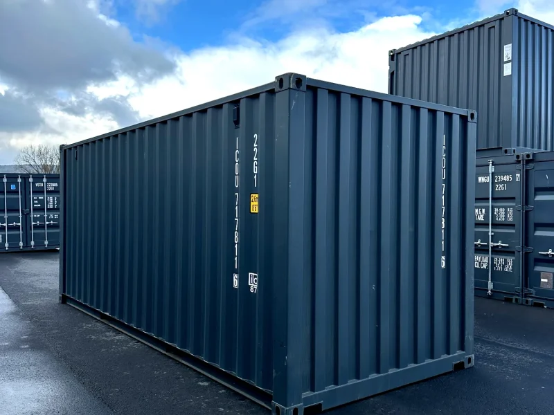 Neuer 20 Fuß Seecontainer Grau ICOU-717811-6