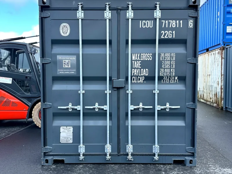 Neuer 20 Fuß Seecontainer Grau ICOU-717811-6