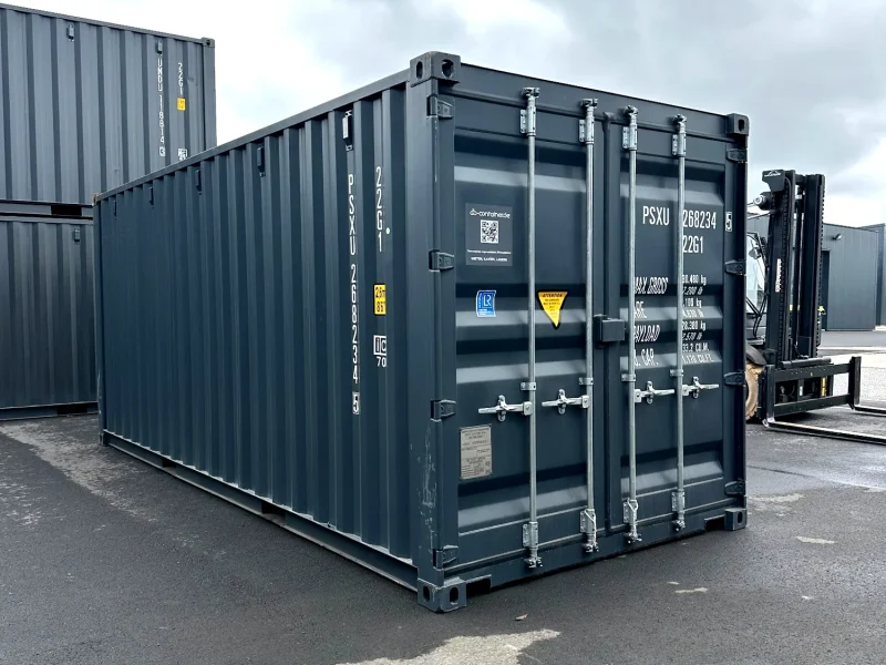 Neuer 20 Fuß Seecontainer Grau PSXU-268234-5