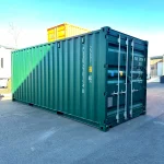 Neuer 20 Fuß Seecontainer Grün PSXU-270154-8