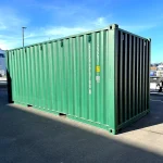 Neuer 20 Fuß Seecontainer Grün PSXU-270188-8