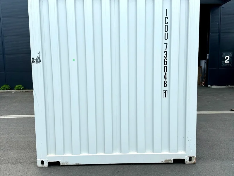 Neuer 20 Fuß Seecontainer Lichtgrau ICOU-736048-1