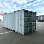 Neuer 20 Fuß Seecontainer Lichtgrau ICOU-736048-1