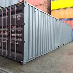 Neuer 40 Fuß HC Seecontainer Grau UNLU-800465-7